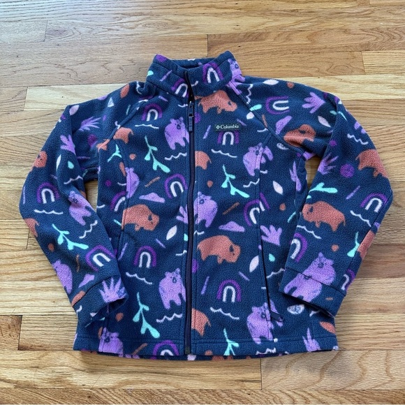 Columbia Other - Girls Columbia fleece zip Jacket Sz m